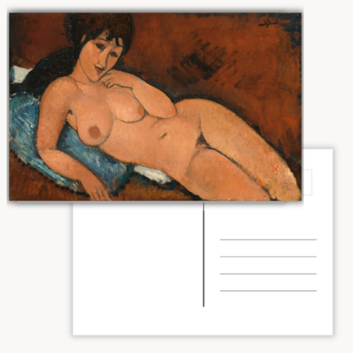 Modigliani – Žena na modrom vankúši