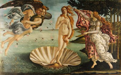Sandro Botticelli- Zrodenie Venuše
