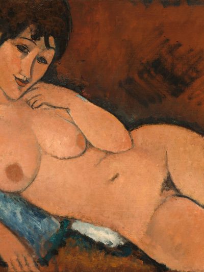 Modigliani - Žena na modrom vankúši