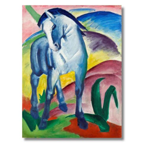 Franz Marc - Modrý koník