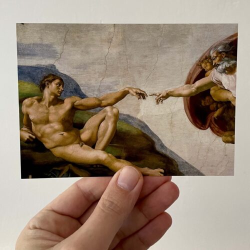 Michelangelo – Stvorenie Adama