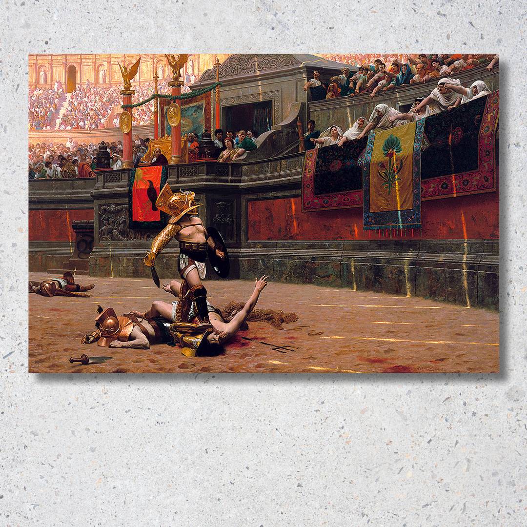 Jean-Leon Gerome - Pollice Verso obraz artovo
