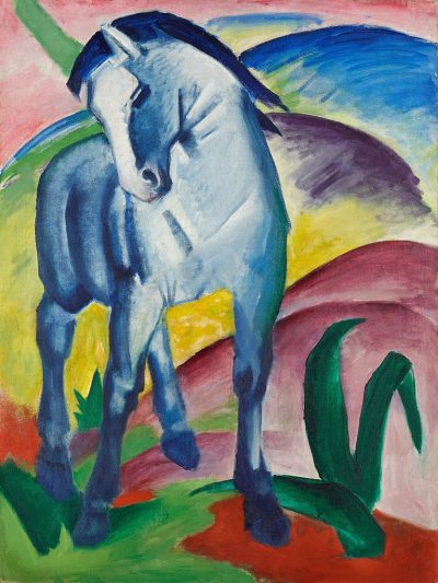 franz marz blue horse