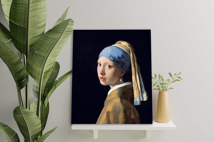 vermeer dievča s perlovou nausnicou