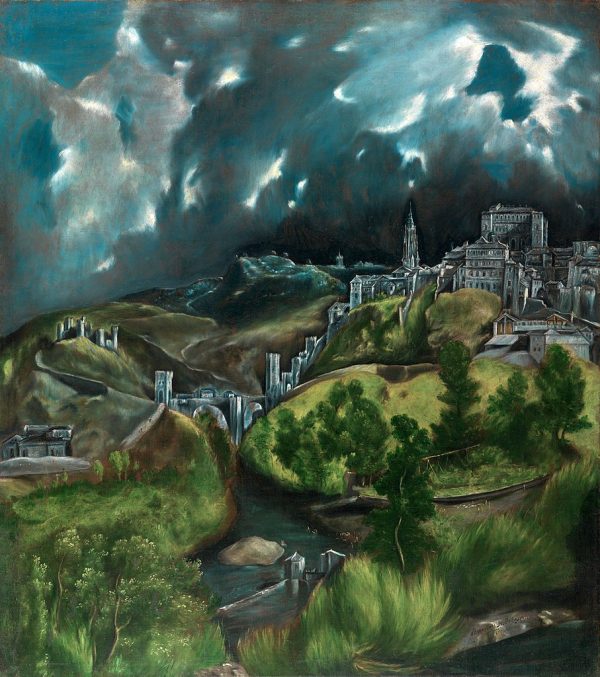El Greco - Pohľad na Toledo
