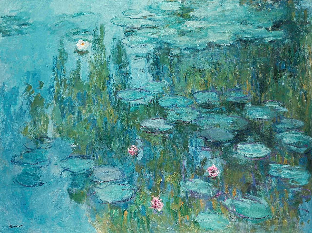 claude monet lekná 1915