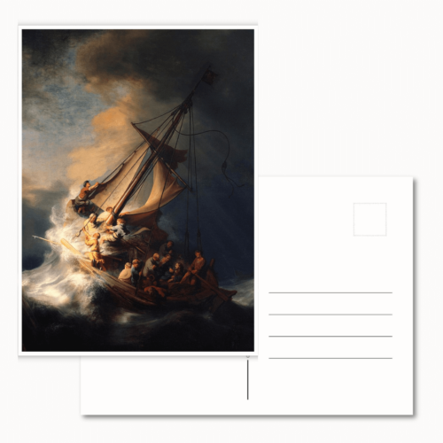 Rembrandt – Kristus v búrke na Galilejskom mori