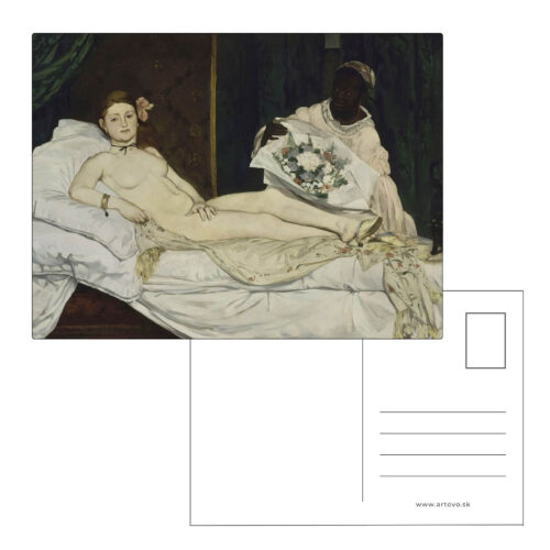 Edouard Manet - Olympia pohľadnica