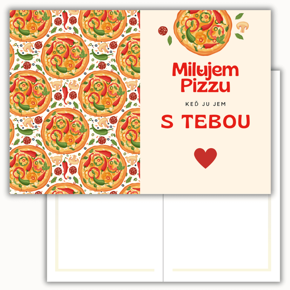 Milujem pizzu, keď ju jem s tebou