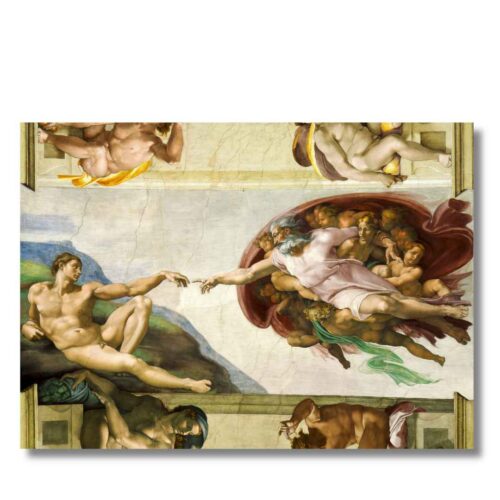 Michelangelo - Stvorenie Adama