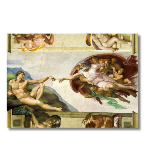 Obraz Michelangelo Stvorenie Adama