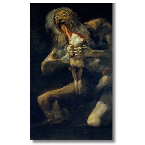 Francisco Goya – Saturn požierajúci svoje deti