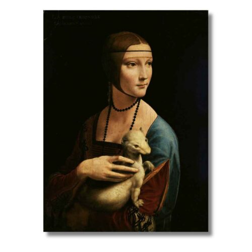 Obraz Leonardo da Vinci Dáma s hranostajom