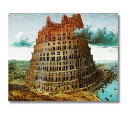Pieter Bruegel Starší – Babylonská veža