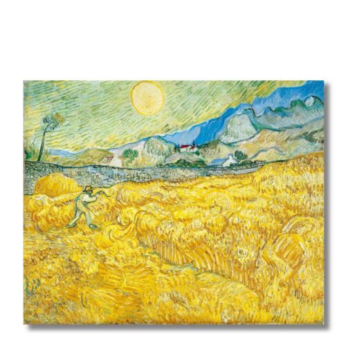 Vincent van Gogh – Pšeničné pole za Saint Paul Hospital