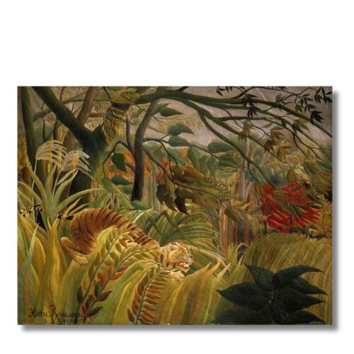 Henri Rousseau – Tiger v tropickej búrke