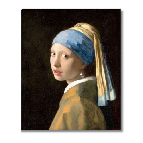 Vermeer - Dievča s perlovou náušnicou, obraz