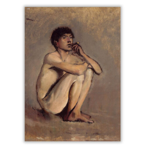 Ladislav Medňansky - Sediaci mládenec