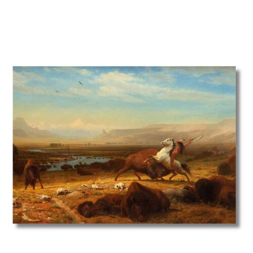 Albert Bierstadt – Posledný bizón