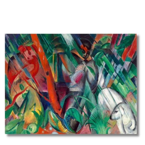 Obraz Franz Marc V daždi