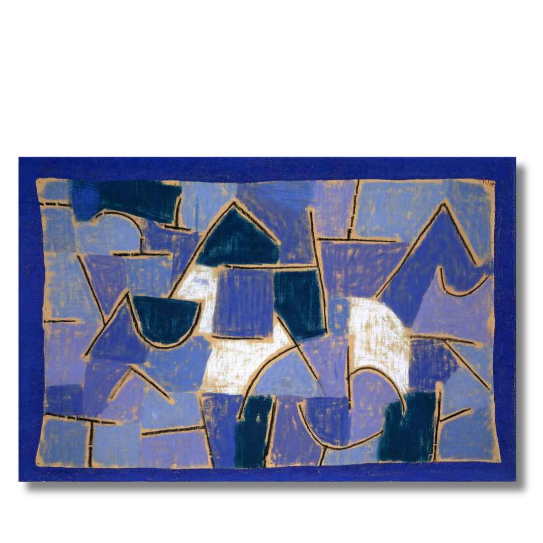 Paul-Klee-Modra-noc Obraz Paul Klee Modrá noc