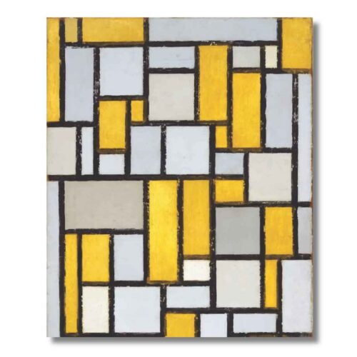 Mondrian – Kompozícia s mriežkou