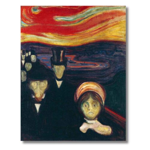 Obraz Edvard Munch Úzkosť