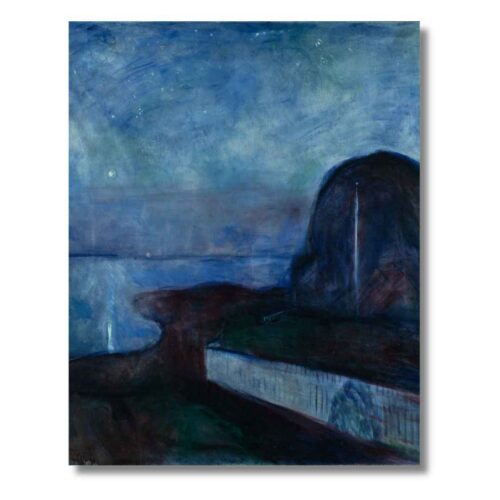 Obraz Edvard Munch Hviezdna noc