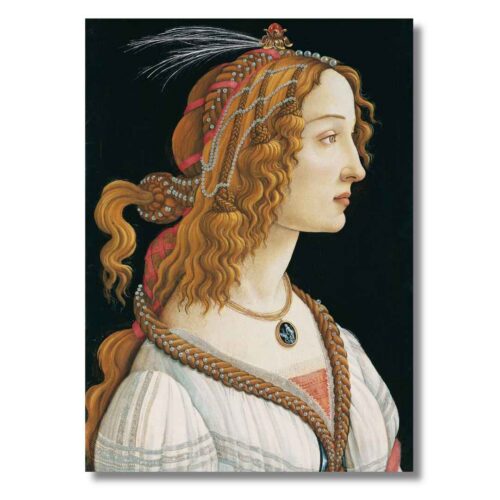 Botticelli – Portrét mladej ženy