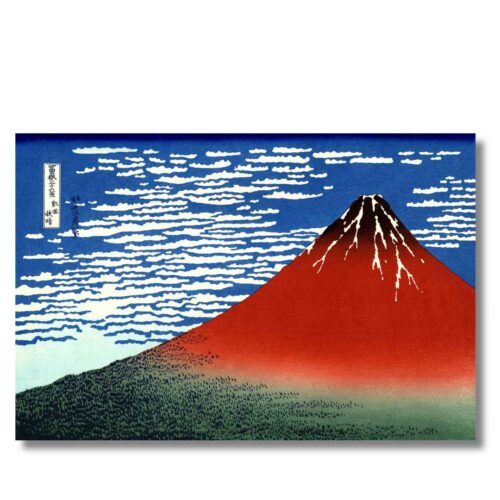 Obraz Hokusai Červená Fuji