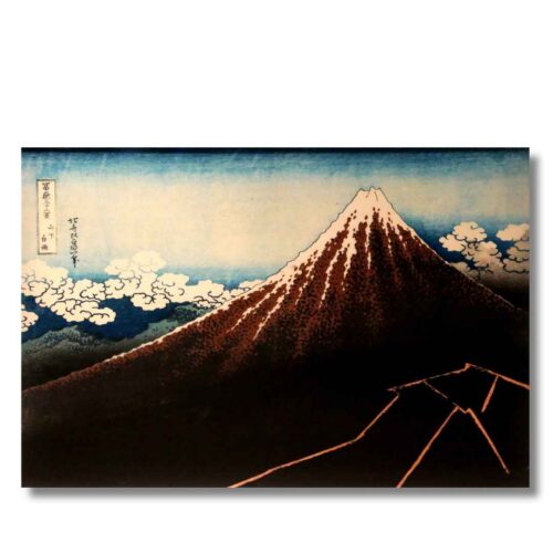 Hokusai – Búrka pod vrcholom