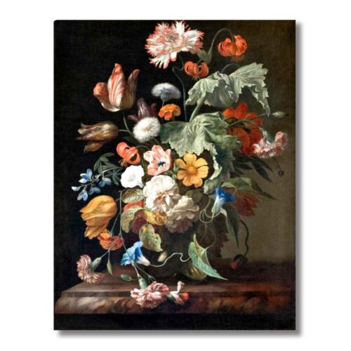 Rachel Ruysch – Zátišie s kvetmi
