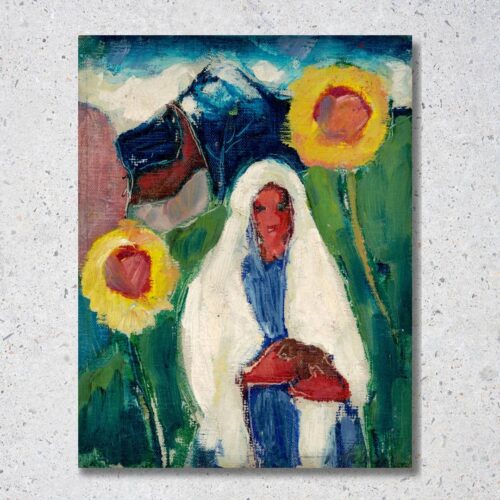 Zolo Palugyay - Žena medzi slnečnicami
