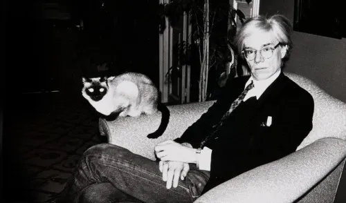 andy warhol a siamska mačka