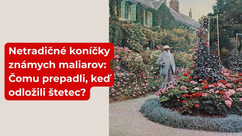 Claude Monet v záhrade banner