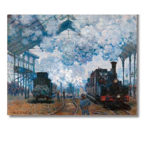 Claude Monet – Stanica Saint-Lazare, príchod vlaku
