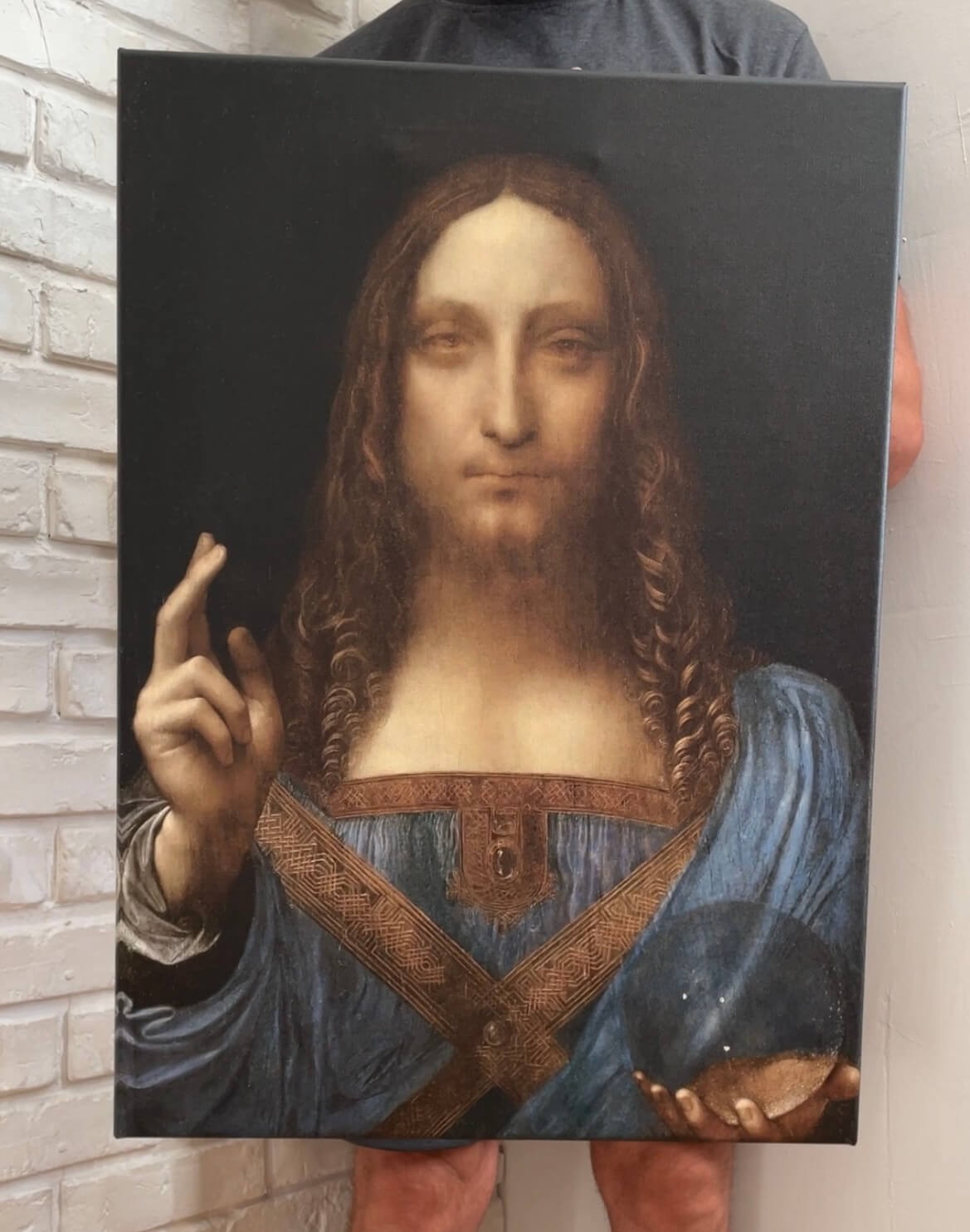 Artovo obraz Salvator mundi od da Vinci