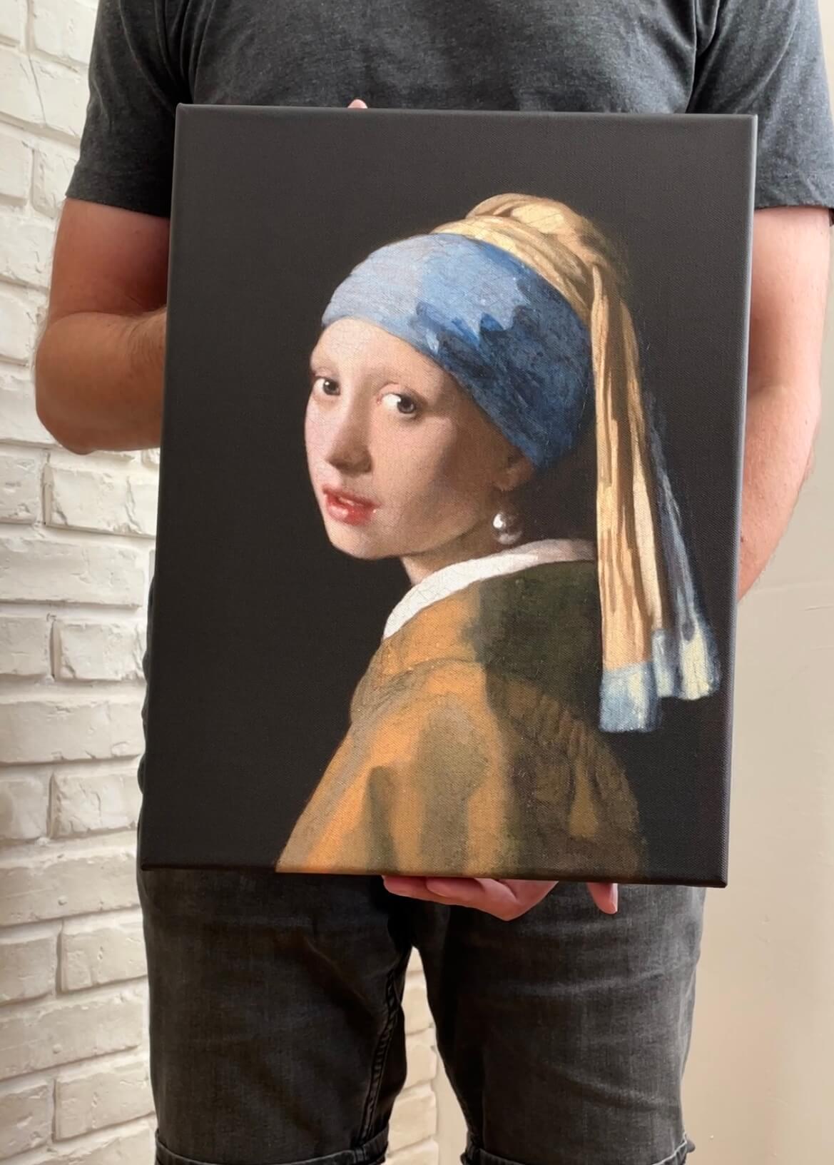 Artovo obraz Vermeer Dievča s perlovou náušnicou