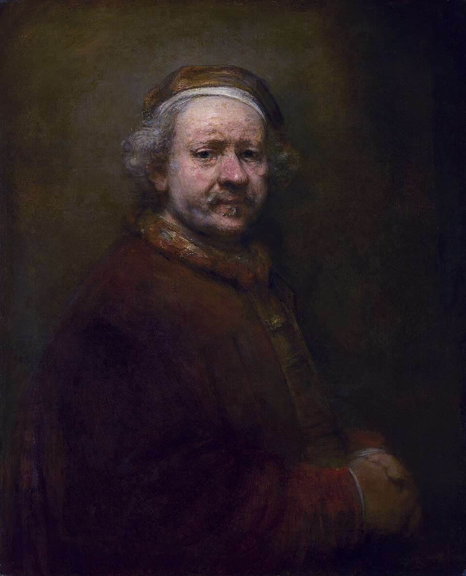 Autoportrét Rembrandt 1668