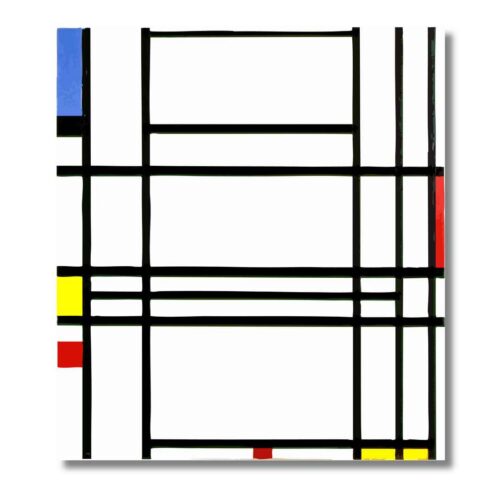 Mondrian - Kompozícia č 10
