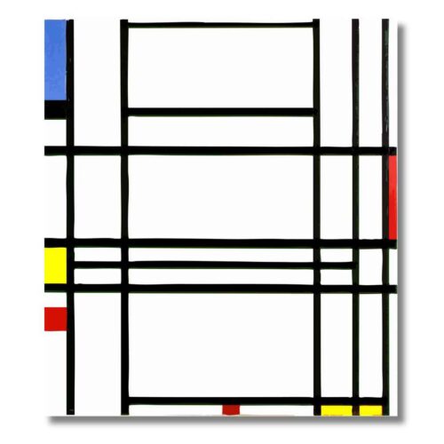 Obraz Mondrian Kompozícia č.10